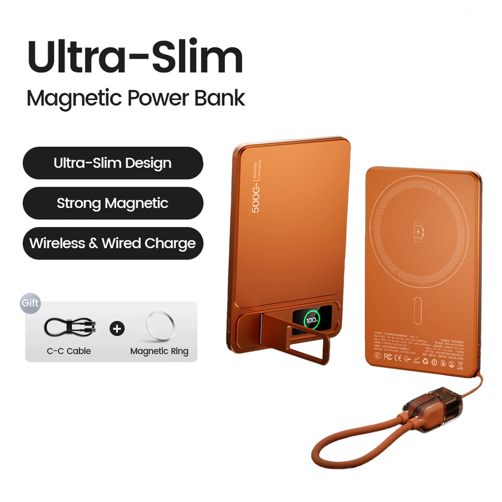Ampovo Magnetic Power Bank — 10,000mAh
