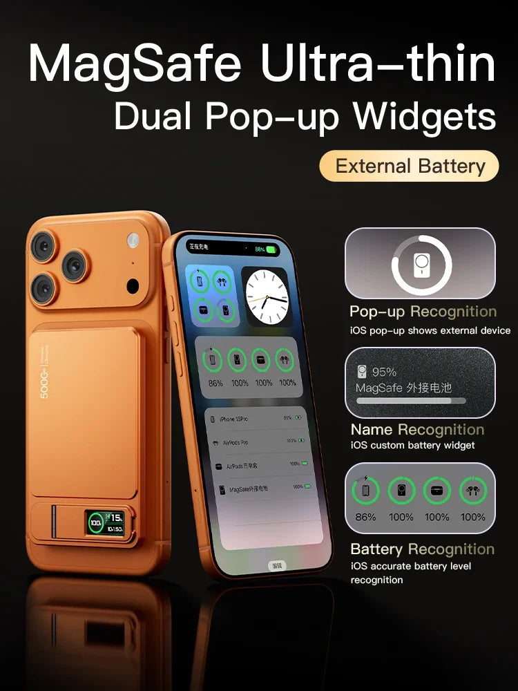 Ampovo Magnetic Power Bank — 10,000mAh