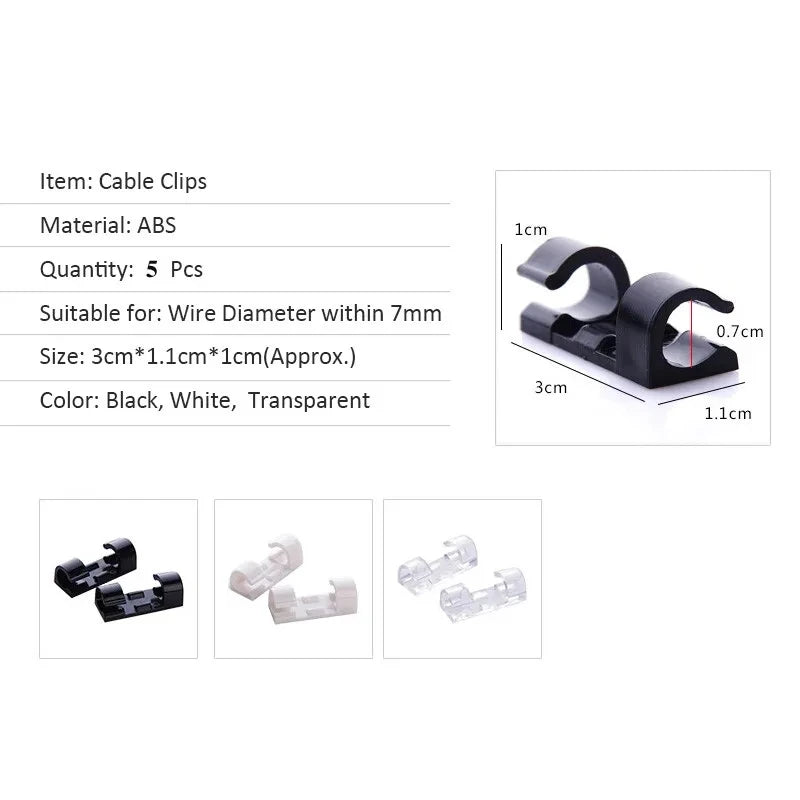 Ampovo Cable Organizer Clips