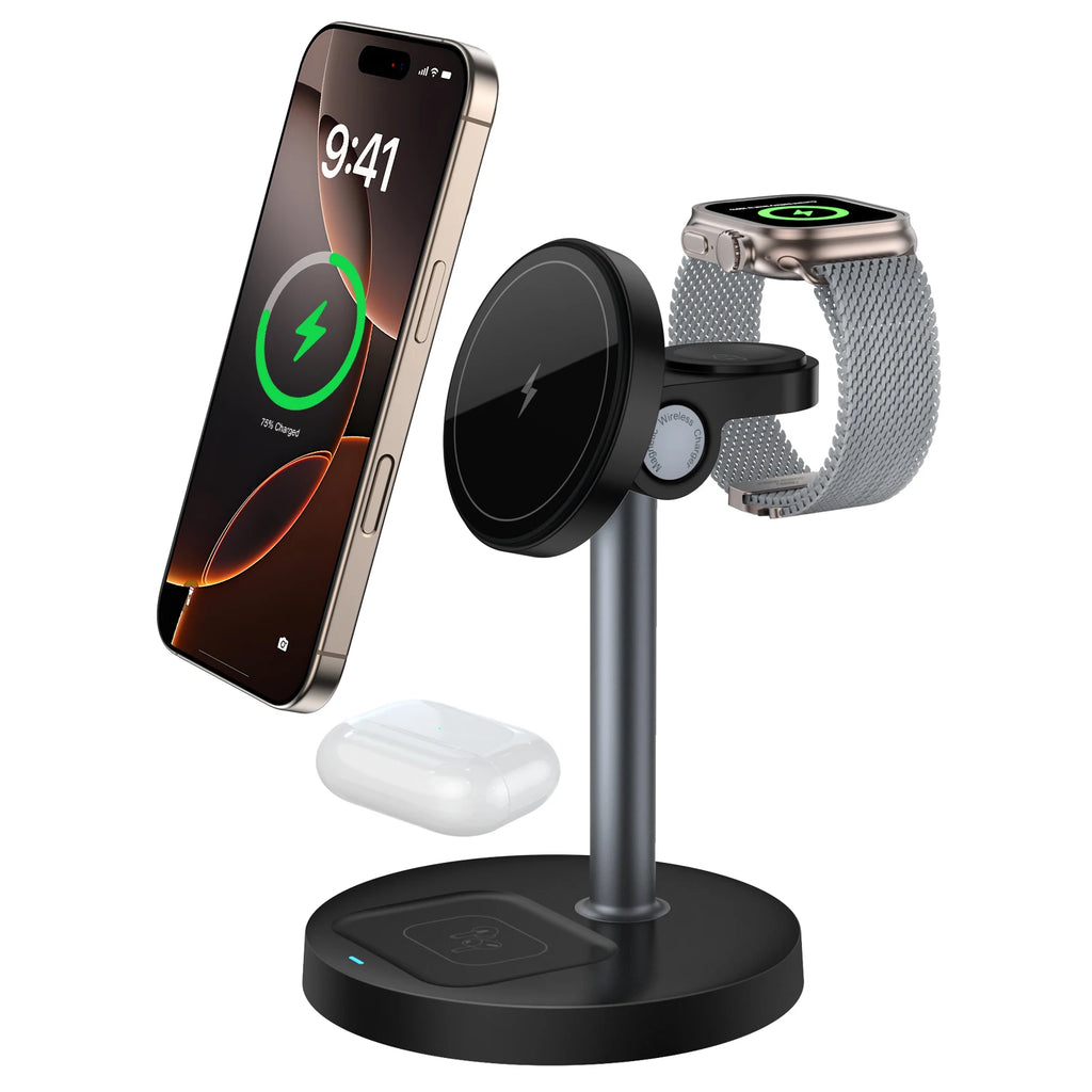 Ampovo 3-in-1 magnetic charging stand product image