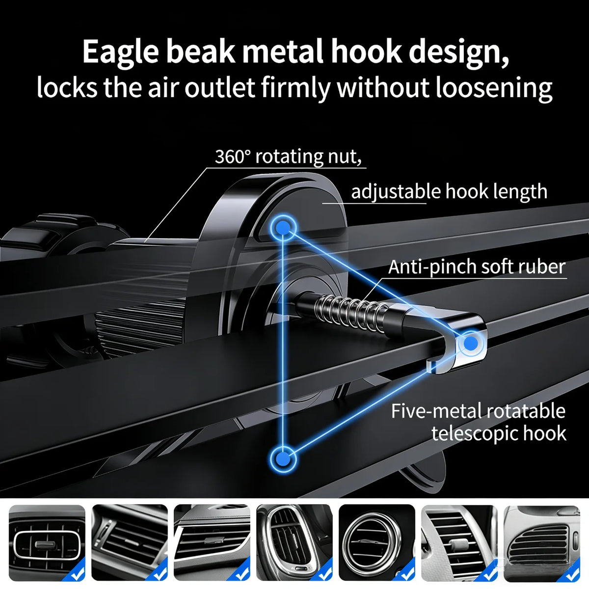 Ampovo MagSafe Air Vent Car Mount