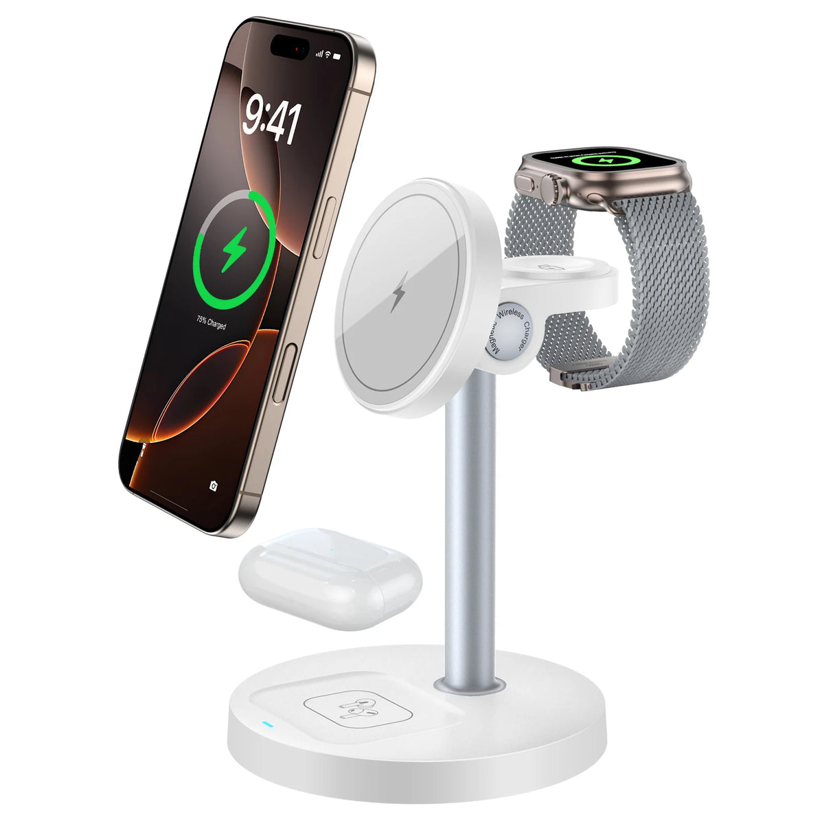 Ampovo 3-in-1 Magnetic Charging Station