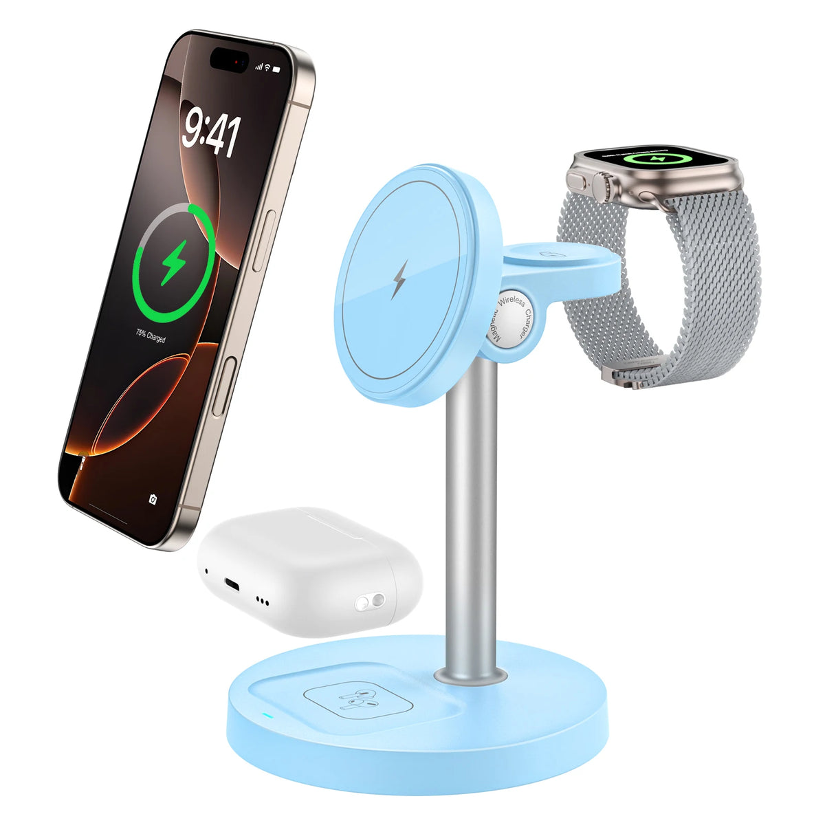 Ampovo 3-in-1 Magnetic Charging Station